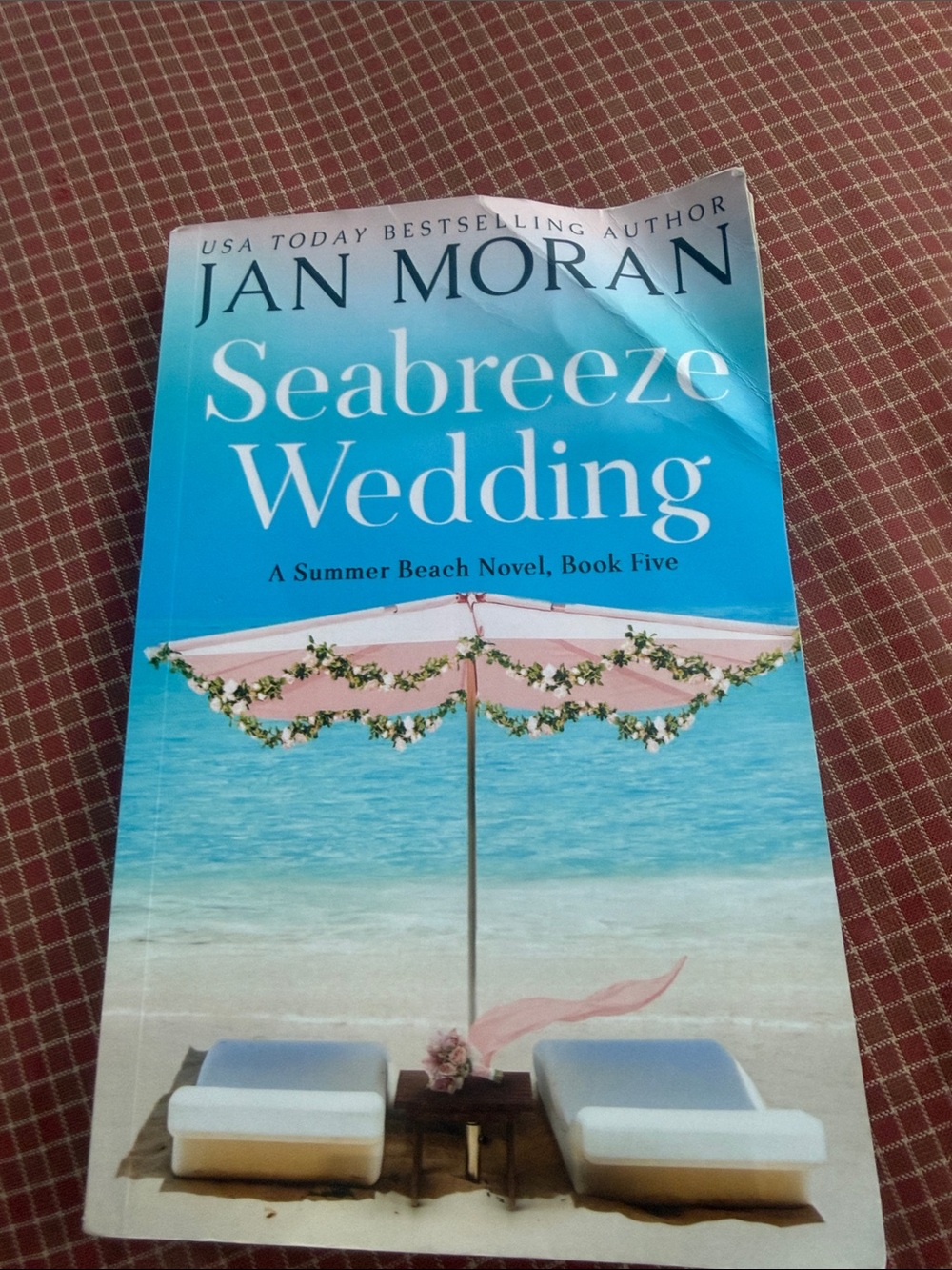 Jan Moran "Seabreeze Wedding" Beach Novel - Teal & Pink Cover
